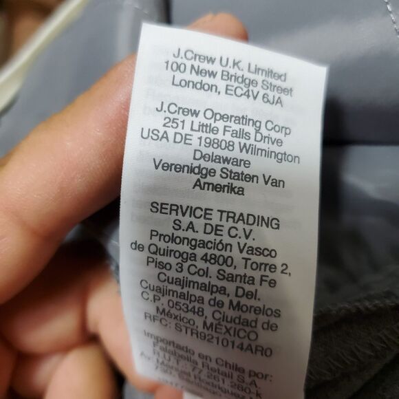 J.CREW Cameron Women Size 4 Grey Slim Stretch Pants Career Formal - Picture 7 of 7